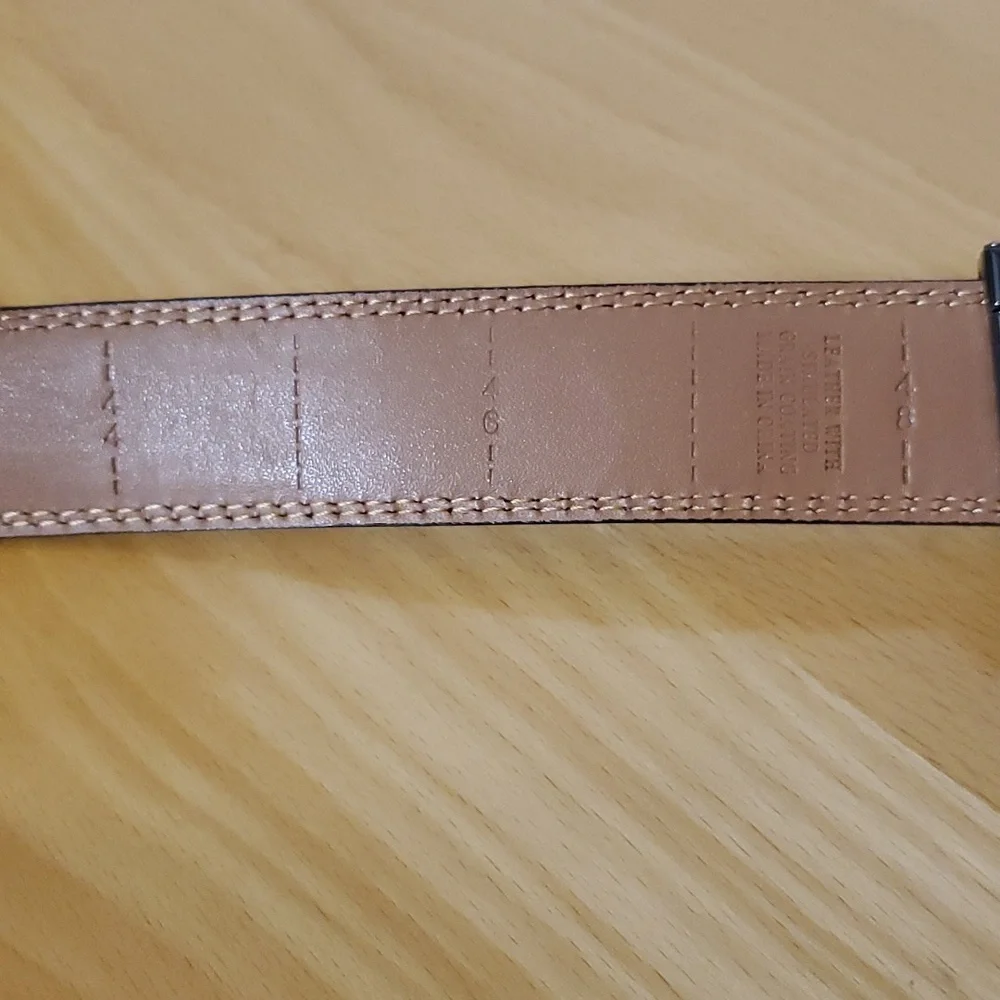 Comfort Click Black Adjustable Leather Belt